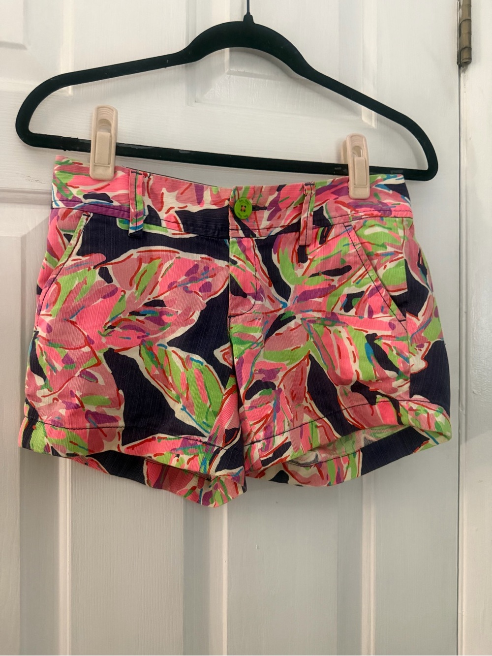 Lilly Pulitzer Callahan Shorts 000 Bright Navy Tons of Fun Floral